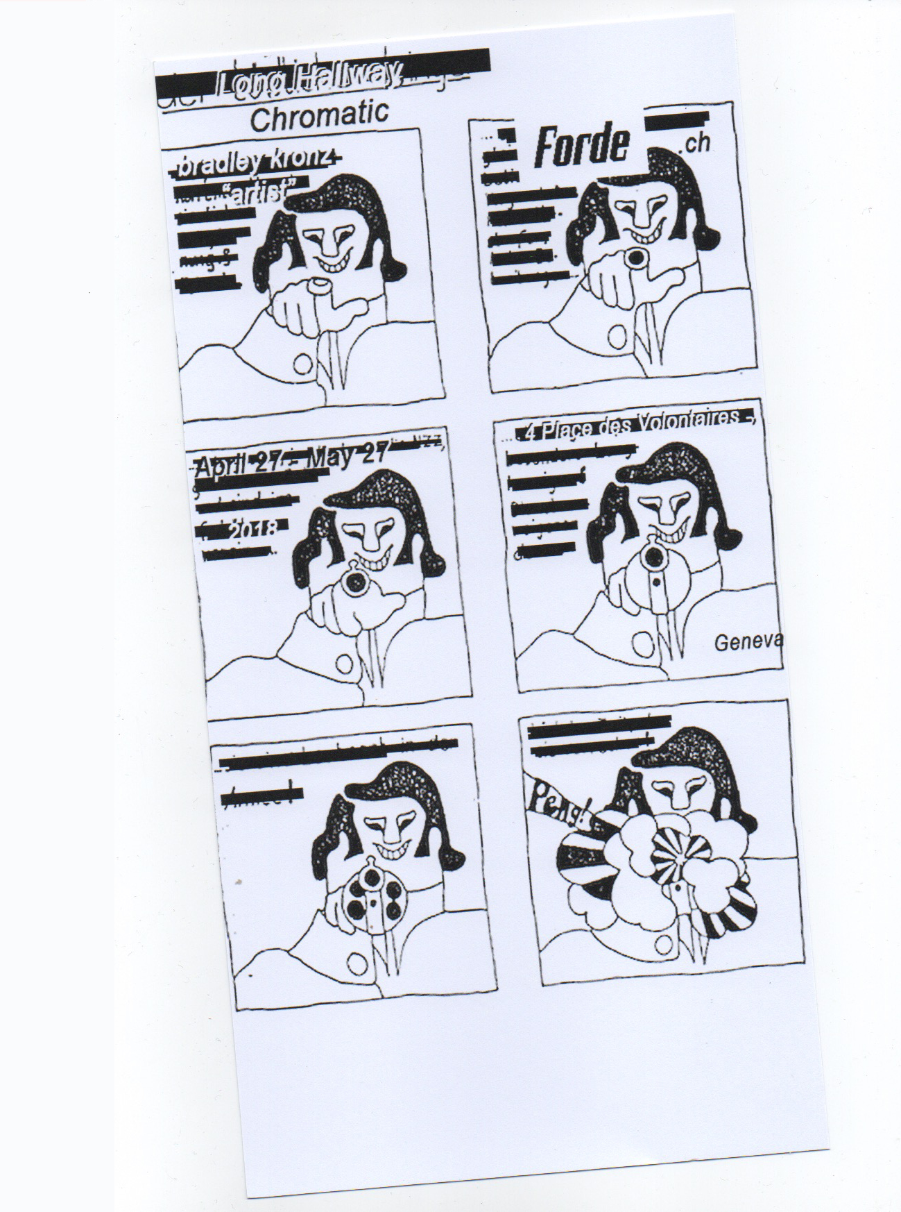 forde - flyer - Bradley Kronz – Long Hallway